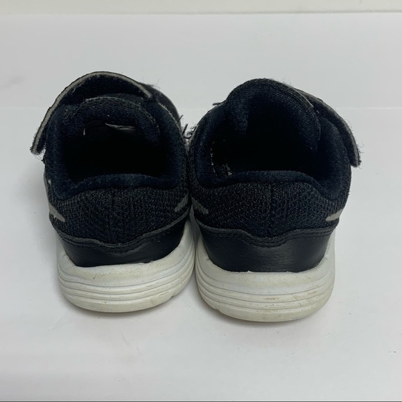 Nike Downshifter | Infant Size 7C | Black/Gray Baby Sneakers Shoes - Picture 4 of 9